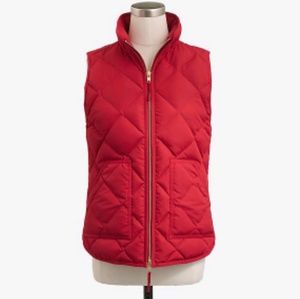 **SOLD** Red J Crew Vest